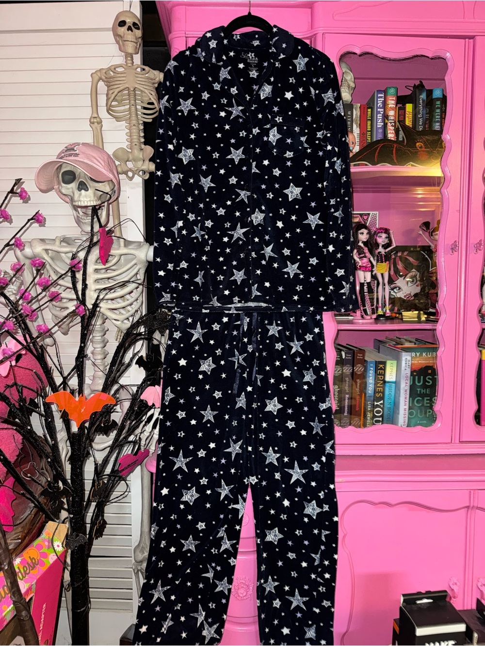 Croft & Barrow star print pajama set small